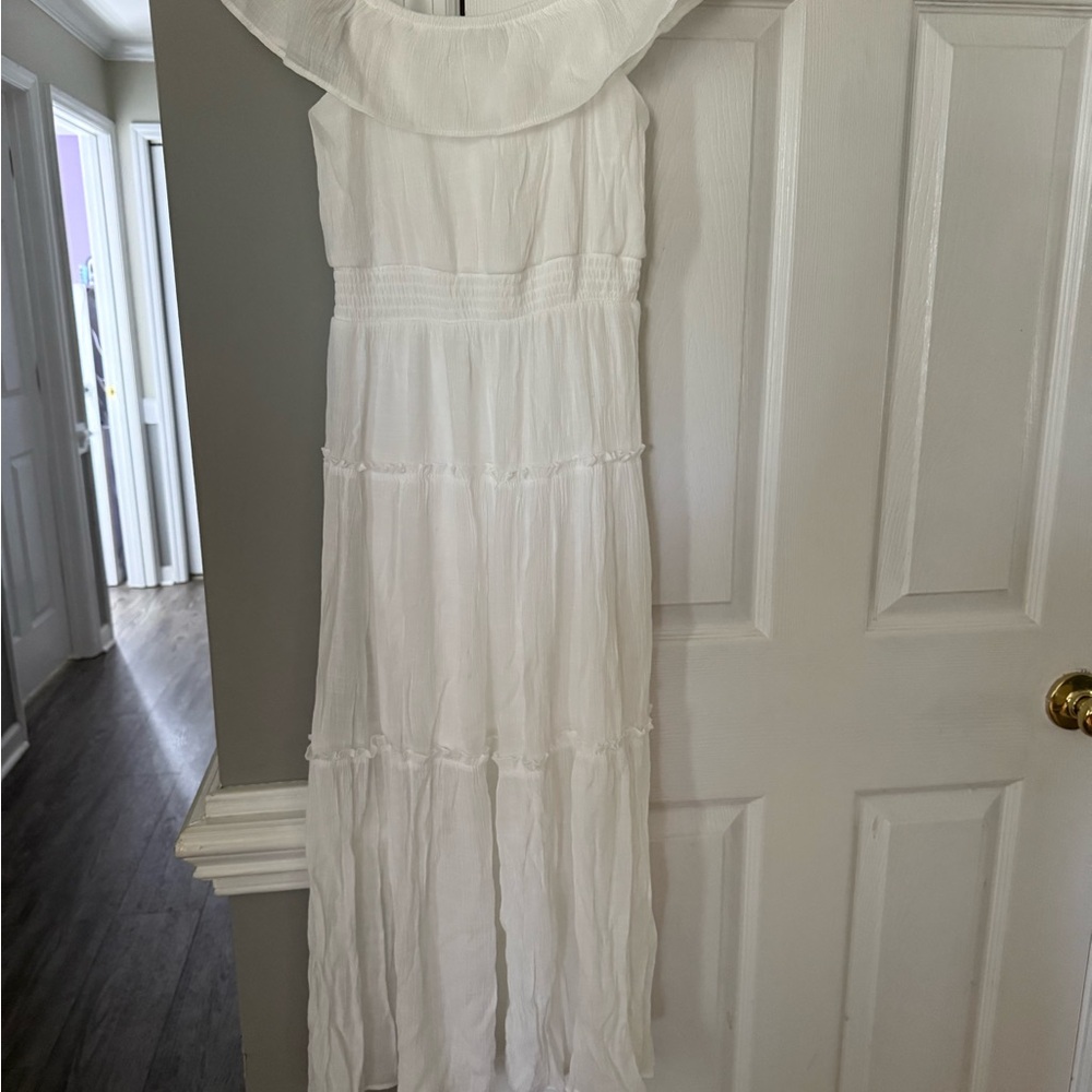 Amy Byer White Maxi Dress